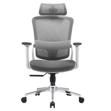 Load image into Gallery viewer, Elena High Back Fabric Seat Ergonomic Office Chair In Grey