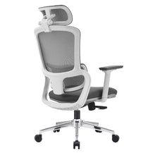 Load image into Gallery viewer, Elena High Back Fabric Seat Ergonomic Office Chair In Grey