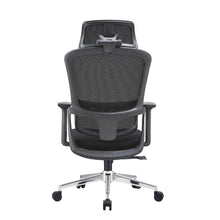 Load image into Gallery viewer, Elena High Back Fabric Seat Ergonomic Office Chair In Black