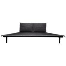 Load image into Gallery viewer, Grey Fabric Platform Bed with Headboard Pillows in Queen or King Size