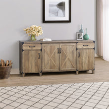 Load image into Gallery viewer, Oxford Large Storage Credenza in Rustic Oak