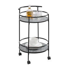 Load image into Gallery viewer, Carlly 2 Tiers Kitchen Rolling Bar Cart