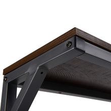 Load image into Gallery viewer, Hall Tree with Shoe Bench in Dark Brown