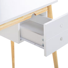 Load image into Gallery viewer, Oslo Desk with Drawer in White & Natural
