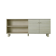 Load image into Gallery viewer, Cody 2 Doors TV Unit in White Oak