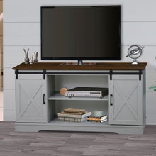 Load image into Gallery viewer, Fethi Barn Door TV Stand