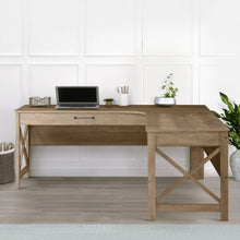 Load image into Gallery viewer, Alaska L-Desk in Rustic Oak