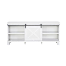 Load image into Gallery viewer, Barndoor TV Unit in White