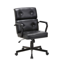 Load image into Gallery viewer, Beverly Home Office Chair in Black PU