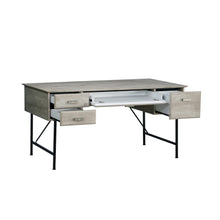 Load image into Gallery viewer, Elle 4 Drawer 1.5m Writing Desk in Washed Grey