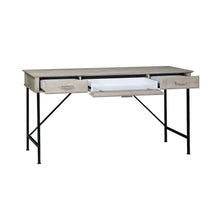 Load image into Gallery viewer, Elle 3 Drawer 1.4m Writing Desk in Washed Grey