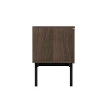 Load image into Gallery viewer, Mia Pre-Assembled TV Unit in Walnut and Grey