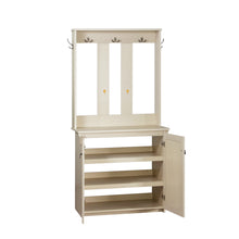 Load image into Gallery viewer, Sabrina 2 Door Hall Tree in Antique White