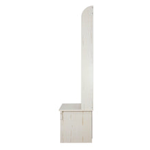 Load image into Gallery viewer, Kinman 5 shelf Hall Tree in Antique White