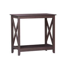 Load image into Gallery viewer, Coastal Console Table in Walnut