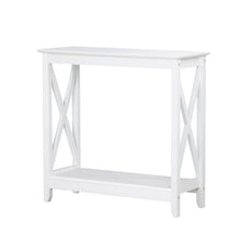 Load image into Gallery viewer, Coastal Console Table in White