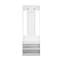 Load image into Gallery viewer, Coastal Hall Tree in White