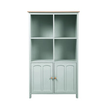 Load image into Gallery viewer, DUMONDE 2 Door Bookcase in Pastel Green