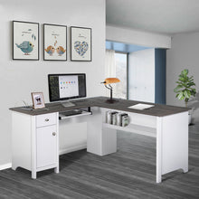 Load image into Gallery viewer, BEANCA L-shape Desk with USB Charging Socket