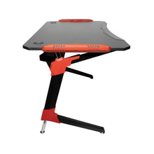 Load image into Gallery viewer, Unigamer RGB Gaming Desk in Red