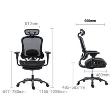 Load image into Gallery viewer, Mech Ergonomic Mesh Executive Chair with 2D Armrest