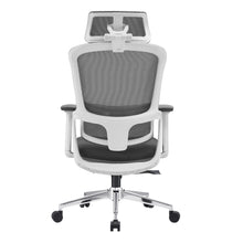 Load image into Gallery viewer, Elena High Back Fabric Seat Ergonomic Office Chair In Grey
