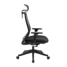 Load image into Gallery viewer, Carlie High Back Molded Foam Seat Ergonomic Office Chair In Black
