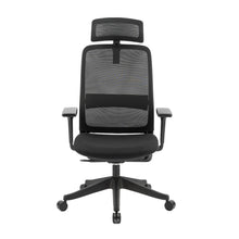 Load image into Gallery viewer, Carlie High Back Molded Foam Seat Ergonomic Office Chair In Black
