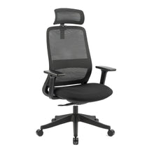 Load image into Gallery viewer, Carlie High Back Molded Foam Seat Ergonomic Office Chair In Black
