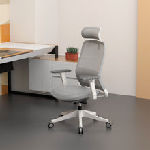 Load image into Gallery viewer, Carlie High Back Molded Foam Seat Ergonomic Office Chair In Grey
