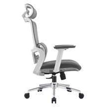 Load image into Gallery viewer, Elena High Back Fabric Seat Ergonomic Office Chair In Grey
