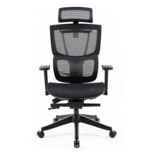 Load image into Gallery viewer, Eason High Back Full Mesh Seat Full Adjustable Ergonomic Office Chair In Black
