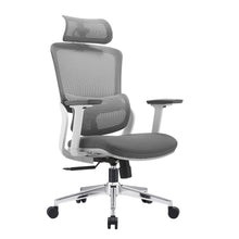 Load image into Gallery viewer, Elena High Back Fabric Seat Ergonomic Office Chair In Grey
