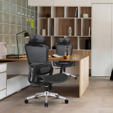 Load image into Gallery viewer, Elena High Back Full Mesh Ergonomic Office Chair In Black
