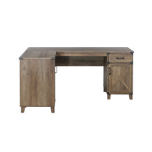 Load image into Gallery viewer, Oxford L-Desk in Rustic Oak
