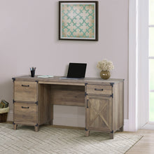 Load image into Gallery viewer, Oxford Executive Desk in Rustic Oak
