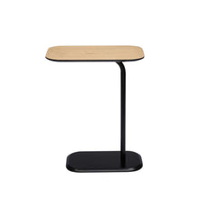 Load image into Gallery viewer, DEANNA Side Table in Black and Light Oak
