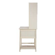 Load image into Gallery viewer, Jex Study Desk with Hutch In Antique White
