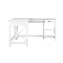 Load image into Gallery viewer, Joanna L-Shape Desk in White
