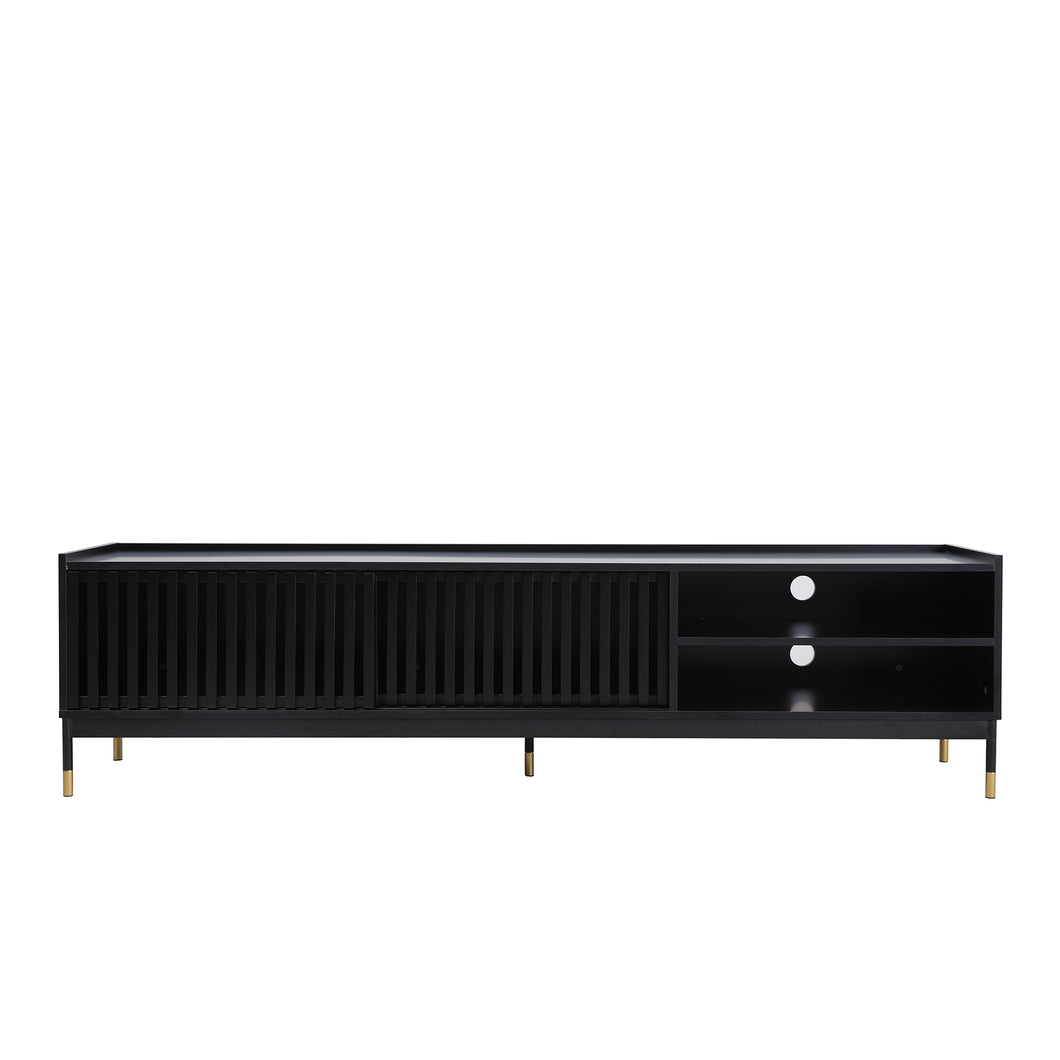 ALCONA TV Unit In Matte Black