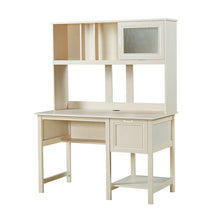 Load image into Gallery viewer, Jex Study Desk with Hutch In Antique White
