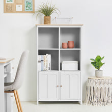 Load image into Gallery viewer, DUMONDE 2 Door Bookcase in White
