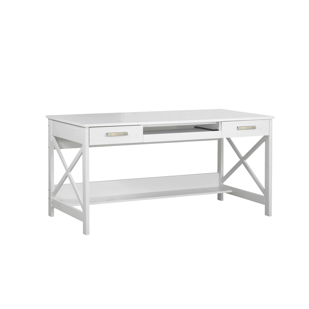 Alaska Writing Desk in Distressed White