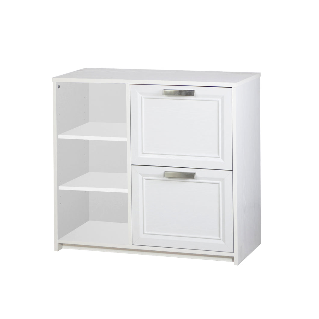 Alaska 2 Draw File Cabinet in White