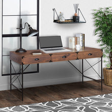 Load image into Gallery viewer, Brunei 3 Drawer Large Writing Desk
