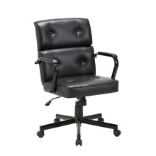 Load image into Gallery viewer, Beverly Home Office Chair in Black PU
