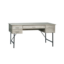 Load image into Gallery viewer, Elle 4 Drawer 1.5m Writing Desk in Washed Grey
