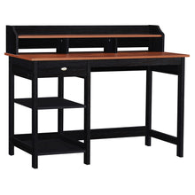 Load image into Gallery viewer, Jace 1.2m Writing Desk in Teak &amp; Black Oak
