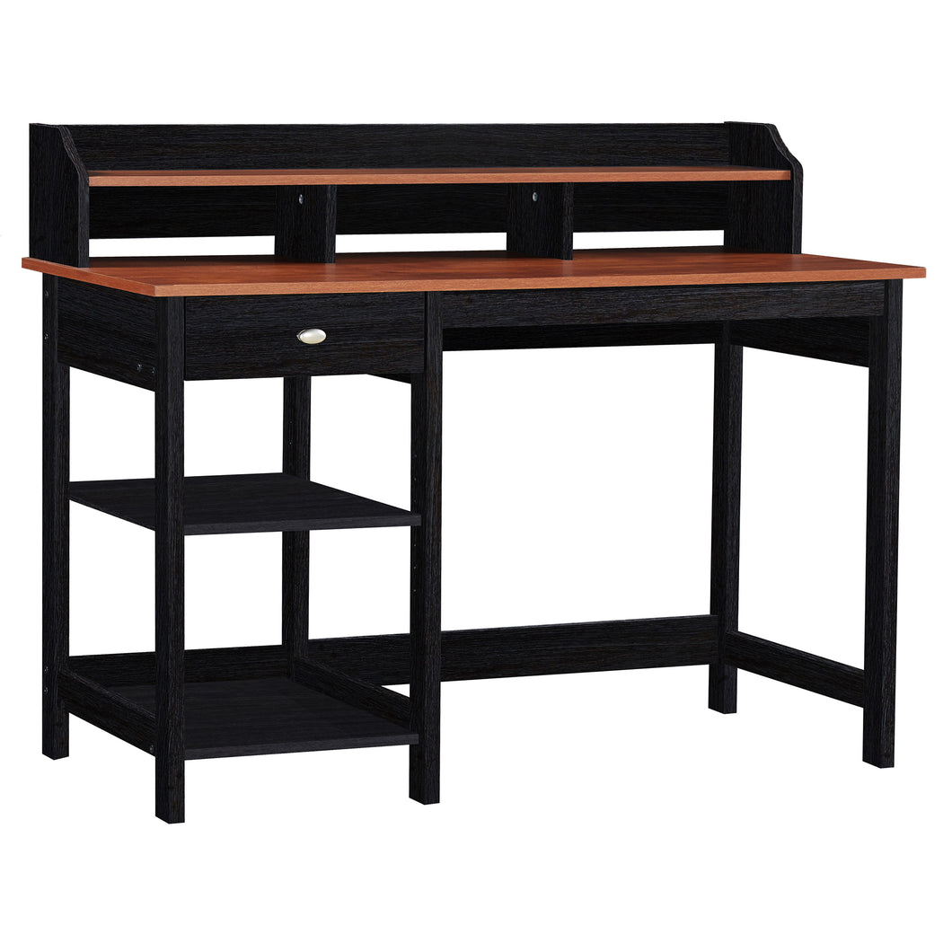 Jace 1.2m Writing Desk in Teak & Black Oak