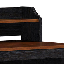 Load image into Gallery viewer, Jace 1.2m Writing Desk in Teak &amp; Black Oak
